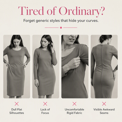 Women's Ruched Midi Dress with 3D Rose Details