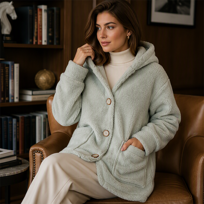 Women's Cozy Warm Hooded Jacket