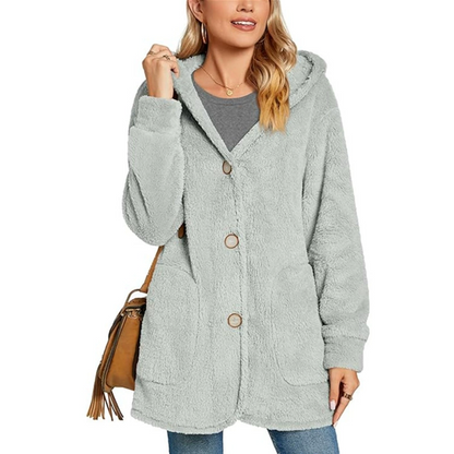 Women's Cozy Warm Hooded Jacket