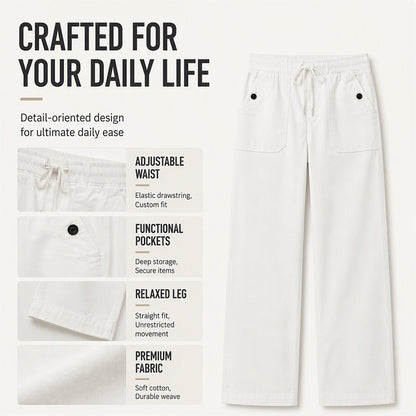 Women's Casual Drawstring Cargo Pants