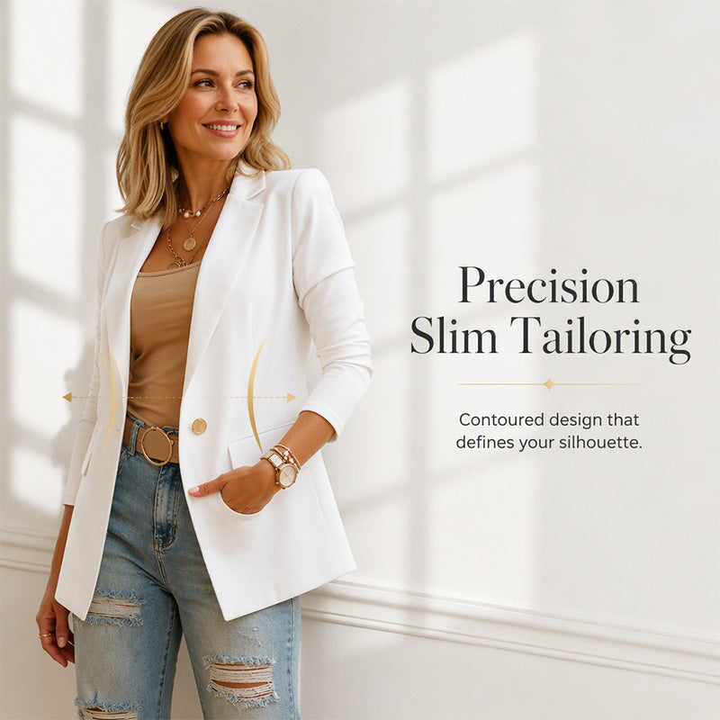 Women's Casual Lightweight Blazer Jacket