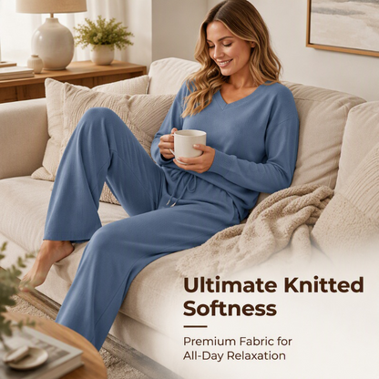Women's Casual Top & Pants 2-Piece Lounge Set