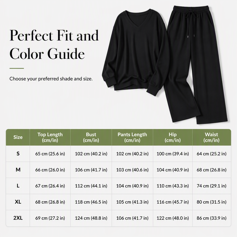 Women's Casual Top & Pants 2-Piece Lounge Set