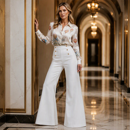 Women's Flattering Stretchy Flare Pants