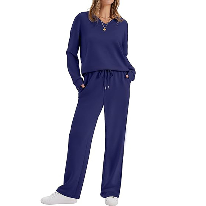 Women's Casual Top & Pants 2-Piece Lounge Set