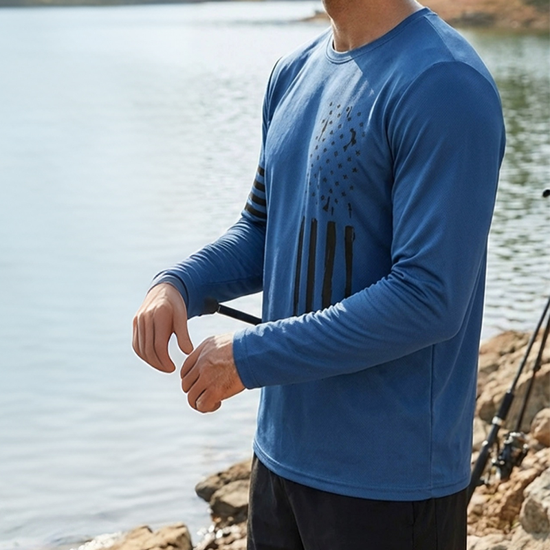 Men's Quick Dry Long Sleeve Sport Shirt