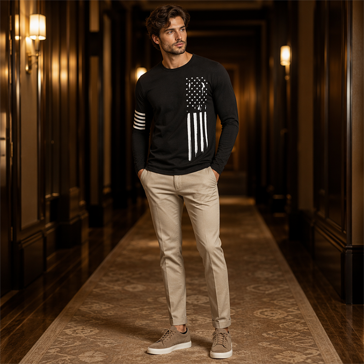 Men's Quick Dry Long Sleeve Sport Shirt