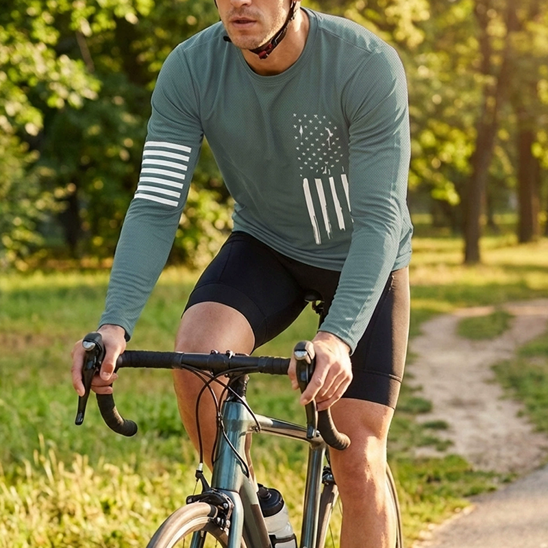 Men's Quick Dry Long Sleeve Sport Shirt