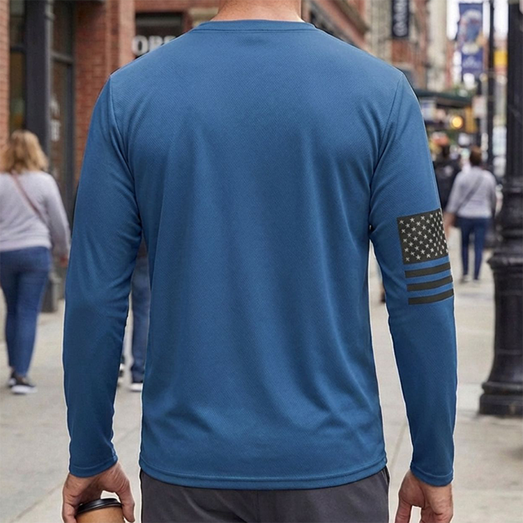 Men's Quick Dry Long Sleeve Sport Shirt