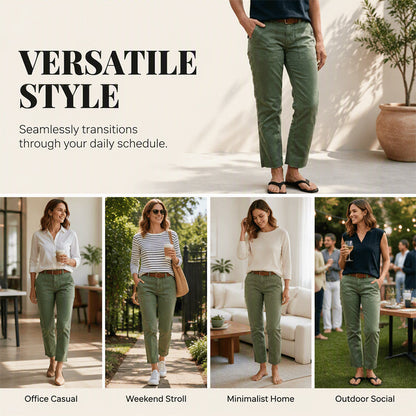Women's Casual Straight Leg Cargo Pants