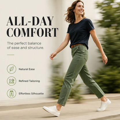 Women's Casual Straight Leg Cargo Pants