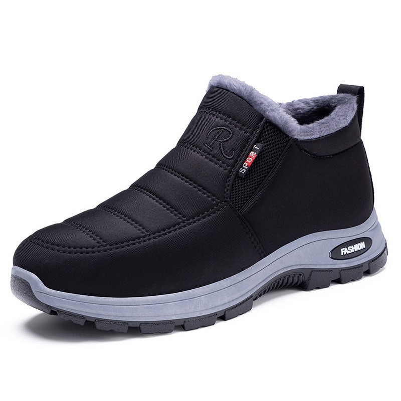 Men's Winter Warm Slip-On Snow Boots