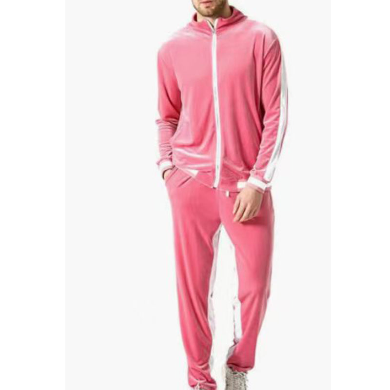 Premium Velvet Men's Tracksuit Set