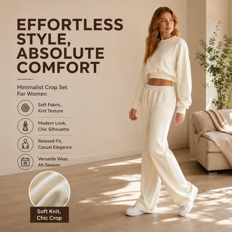 Women's Sweatshirt & Pants 2-Piece Set