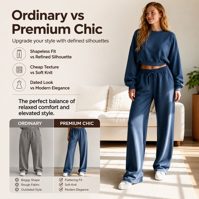 Women's Sweatshirt & Pants 2-Piece Set