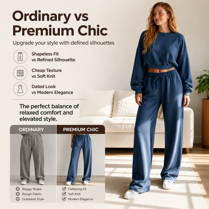 Women's Sweatshirt & Pants 2-Piece Set
