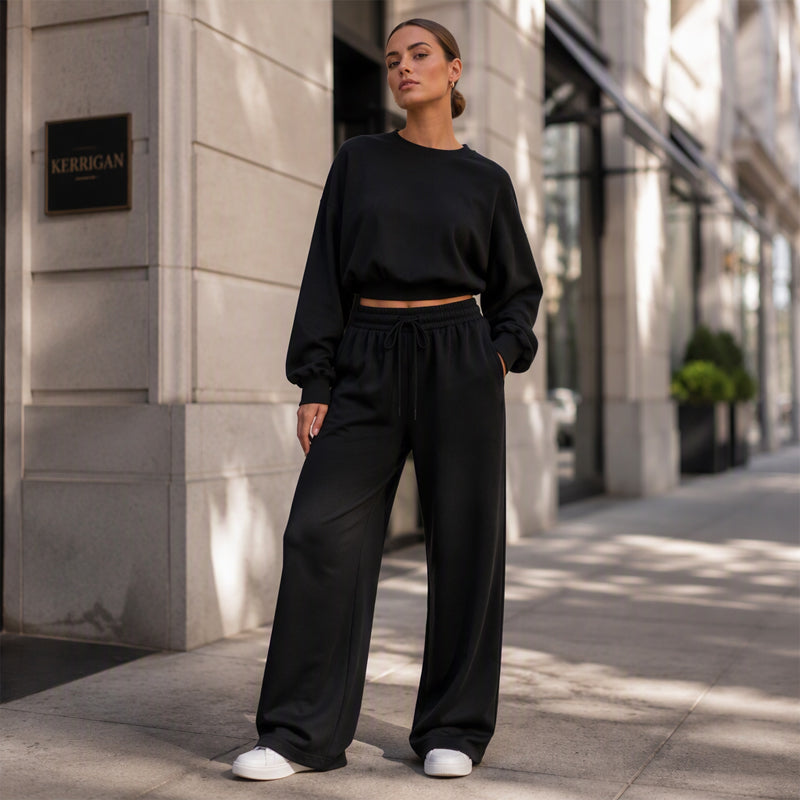 Women's Sweatshirt & Pants 2-Piece Set