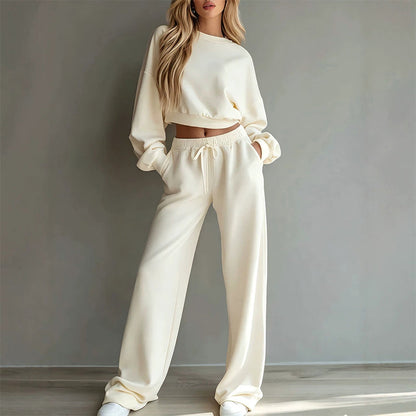 Women's Sweatshirt & Pants 2-Piece Set