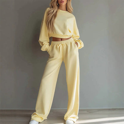 Women's Sweatshirt & Pants 2-Piece Set