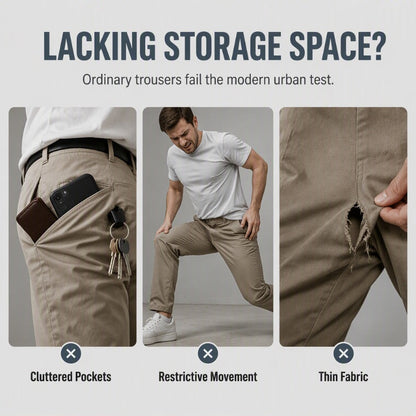 Multi-Pocket Cargo Pants