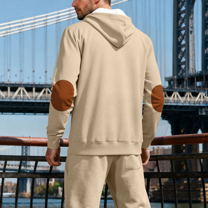 Men's Casual Hooded Tracksuit Set