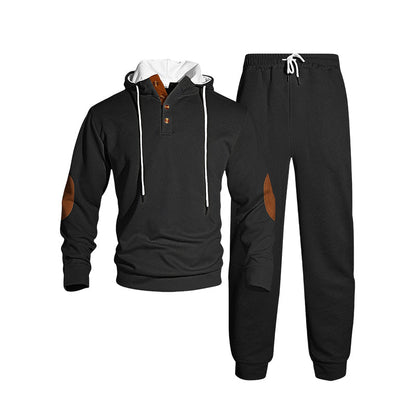 Men's Casual Hooded Tracksuit Set