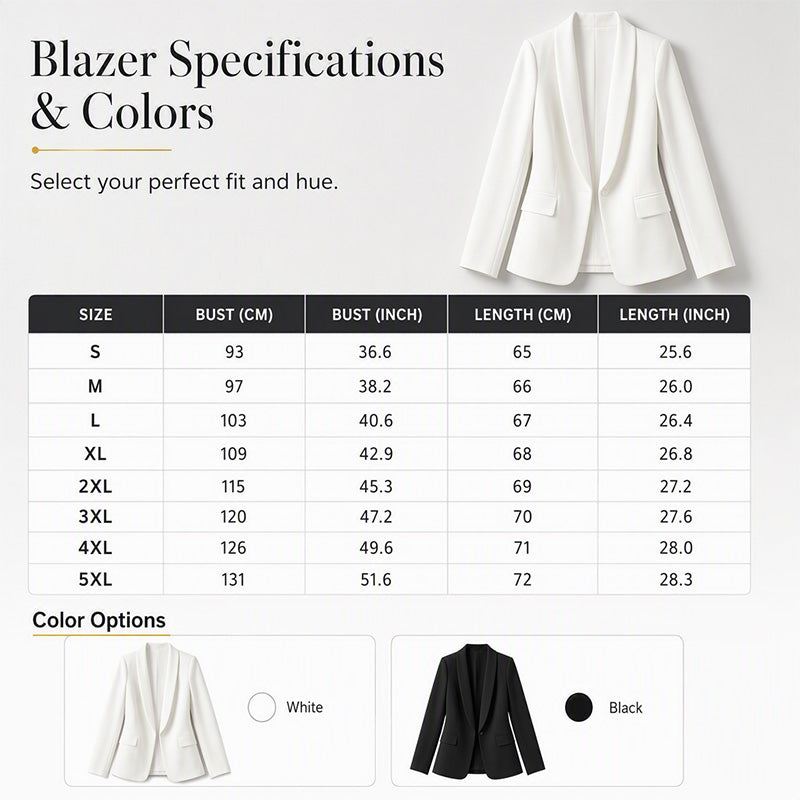Women's Casual Open Front Blazer