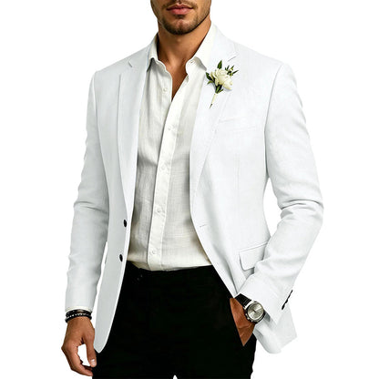 Men's Classic Slim Fit Two-Button Blazer