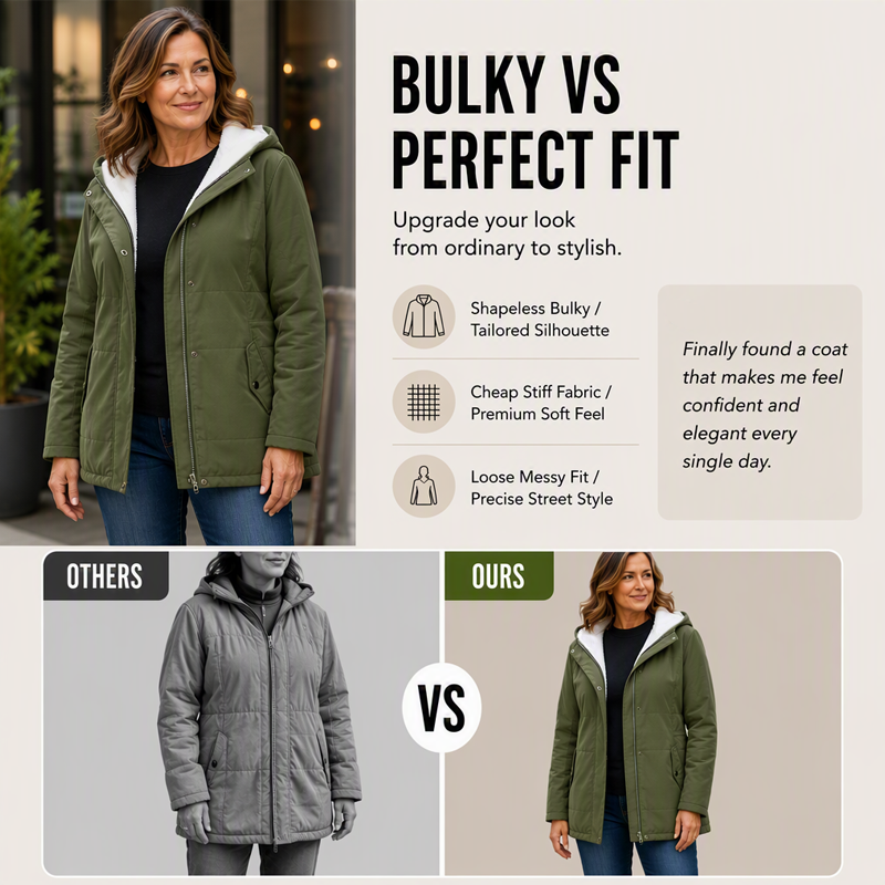 Women's Thickened Hooded Winter Jacket