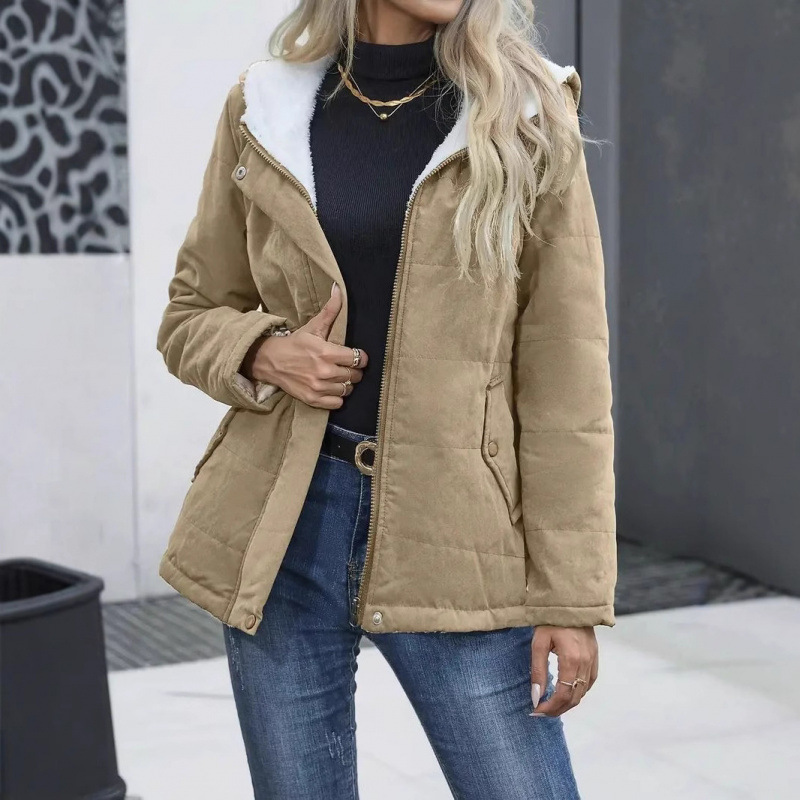 Women's Thickened Hooded Winter Jacket
