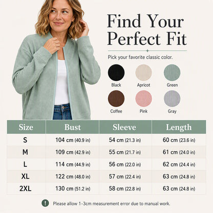 Women's Casual Knit Baseball Jacket