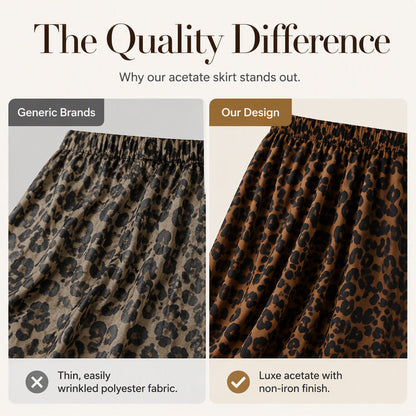Women's Print A-Line Maxi Skirt