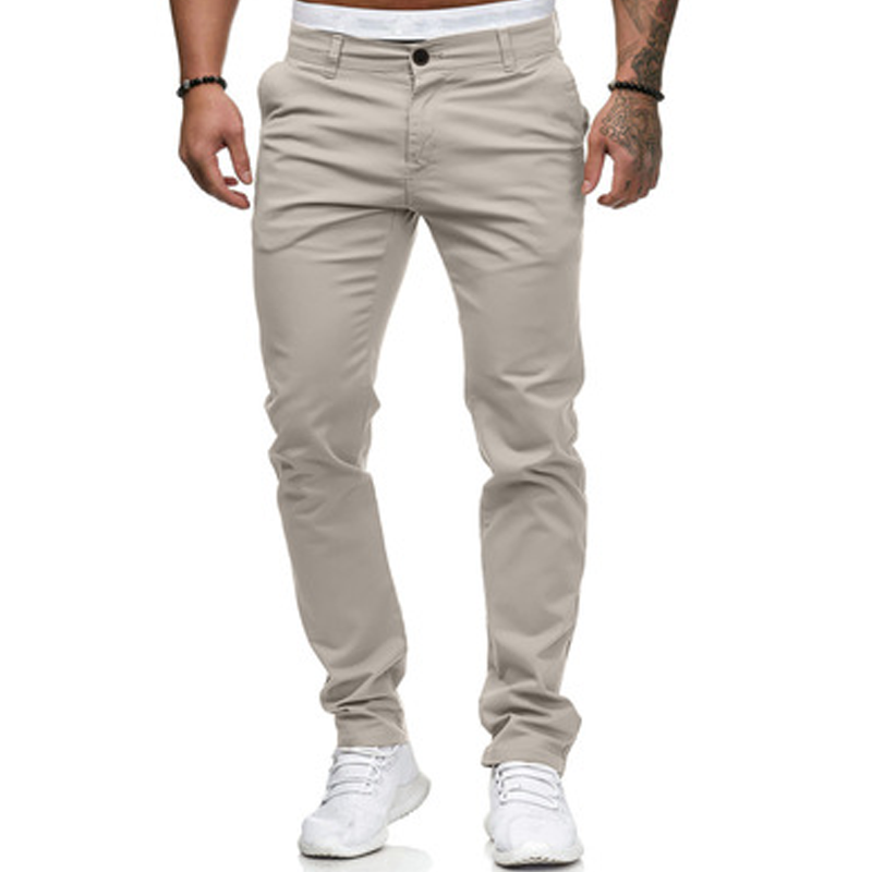 Modern slim-leg stretch pants
