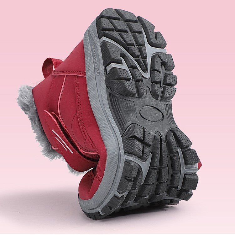 Plush and thick cotton anti slip shoes