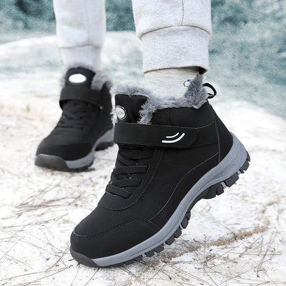 Plush and thick cotton anti slip shoes