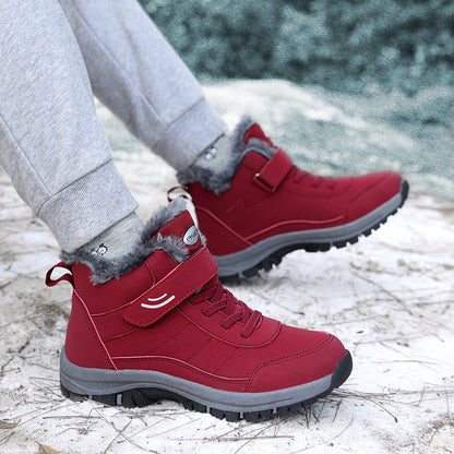 Plush and thick cotton anti slip shoes