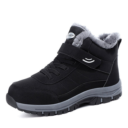 Plush and thick cotton anti slip shoes