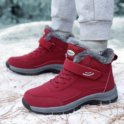 Plush and thick cotton anti slip shoes