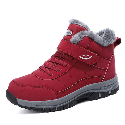 Plush and thick cotton anti slip shoes