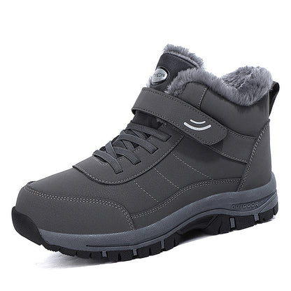 Plush and thick cotton anti slip shoes