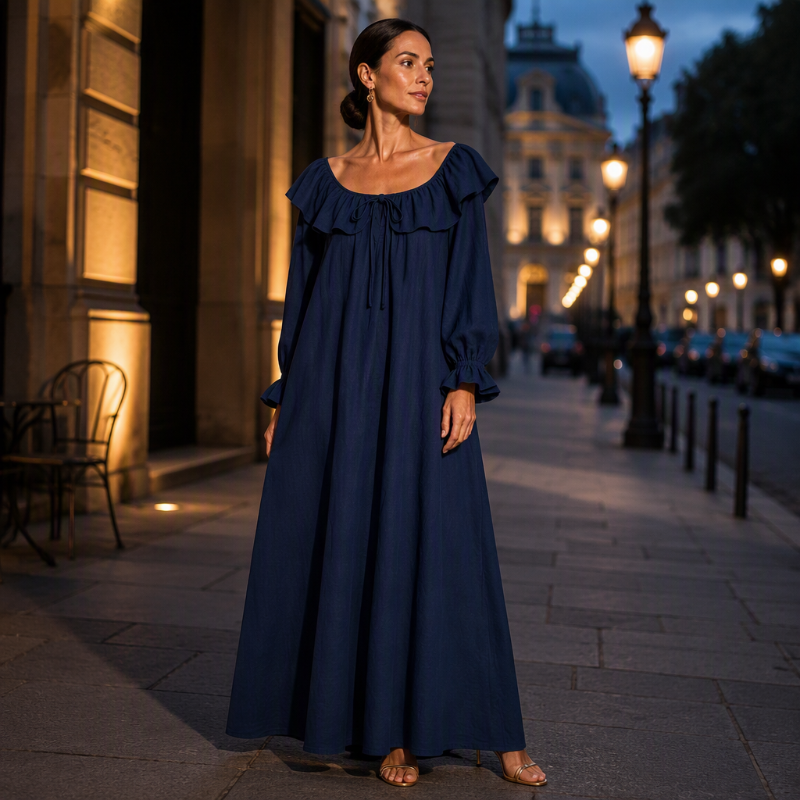 Women's Casual Off-Shoulder Maxi Dress
