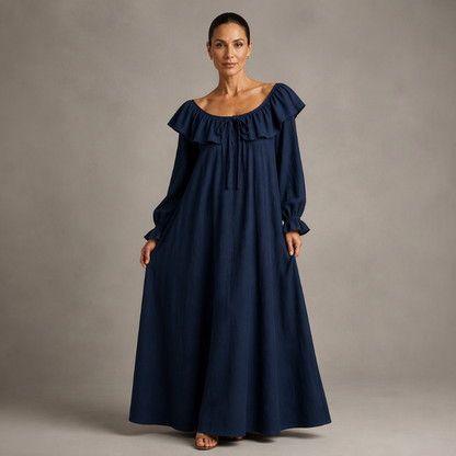 Women's Casual Off-Shoulder Maxi Dress