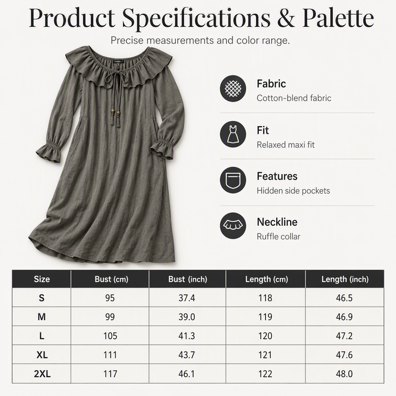 Women's Casual Off-Shoulder Maxi Dress