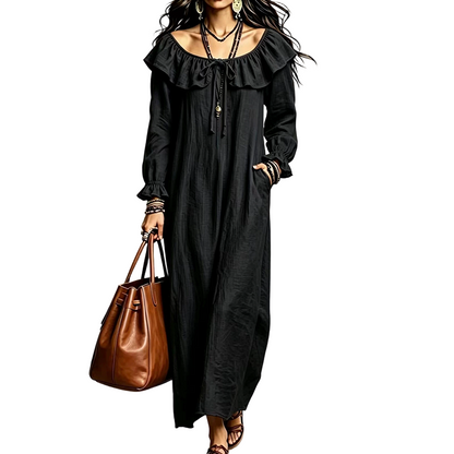 Women's Casual Off-Shoulder Maxi Dress