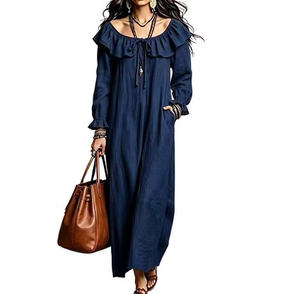 Women's Casual Off-Shoulder Maxi Dress