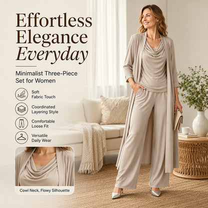 Women's Casual Elegant 3-Piece Set