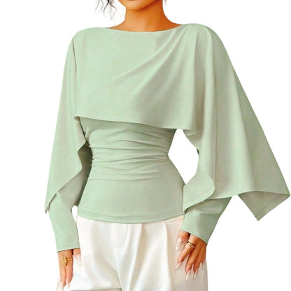 Cooling Cape Knit Top