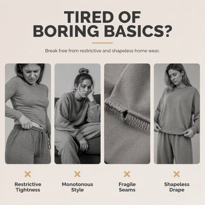 Women's Pullover Sweatshirt & Wide-Leg Pants Set
