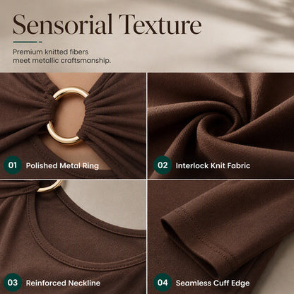 Sculpting Cutout Top