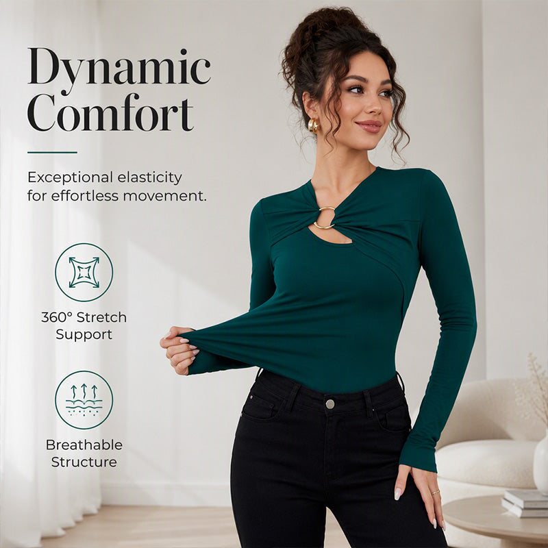 Sculpting Cutout Top